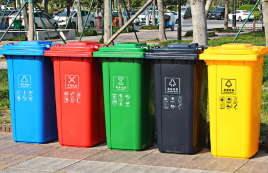 Plastic dustbin classification outdoor plot | plastic box manufacturers