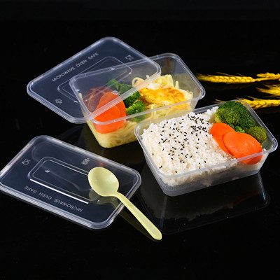 Wholesale HP Series Disposable Plastic Lunch Boxes With